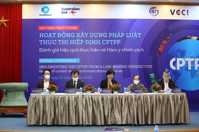 Chậm ban hành văn bản pháp luật thực thi CPTPP khiến doanh nghiệp thiệt thòi